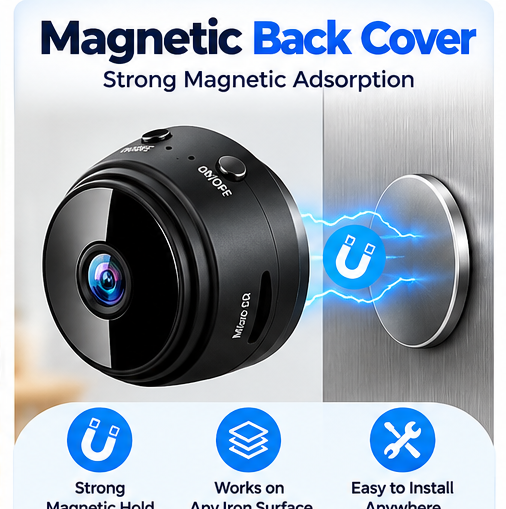 Mini WiFi Magnetic HD Security Camera