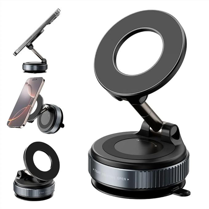 Vacuum Suction Magnetic Bracket