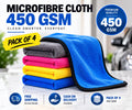 Microfibre Cloth 450 GSM (Set of 4)